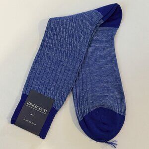 Bresciani Italian Luxury  Linen and Cotton  Dress/Casual Socks